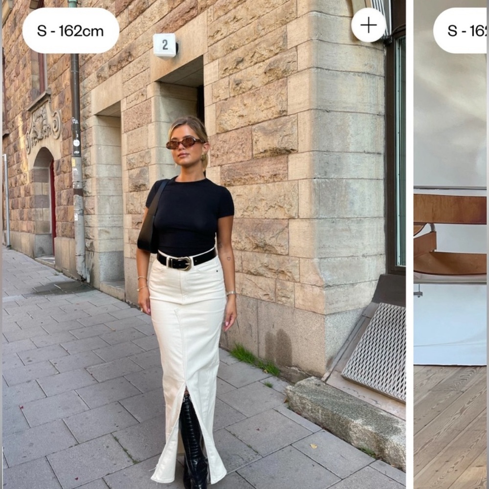 Elegant Cream Maxi Skirt